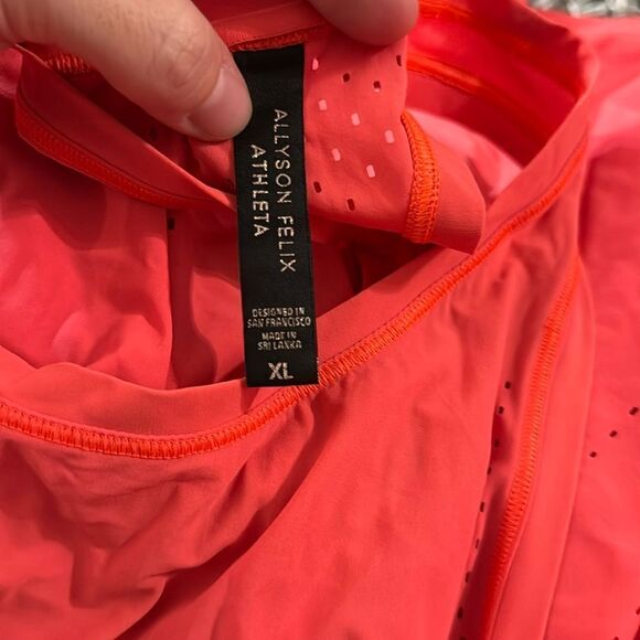 Athleta Allyson Felix Ultimate Legend Tank Orange XL - Picture 5 of 6